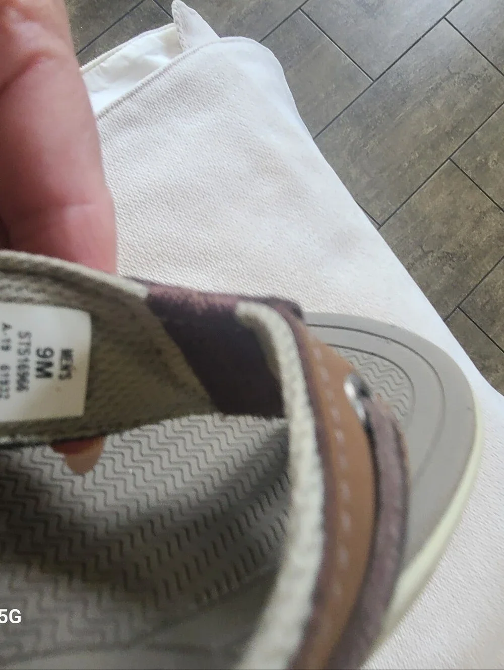 Sperry Men's Baitfish Thong Flip Flop Sandals  Size 9